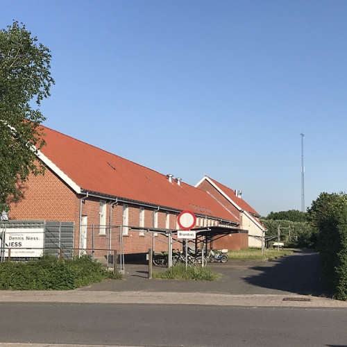Nyt tag med røde tagsten i Fredericia