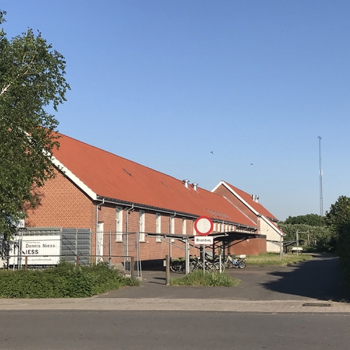 Nyt tag monteret på Krogsager Skole i Fredericia