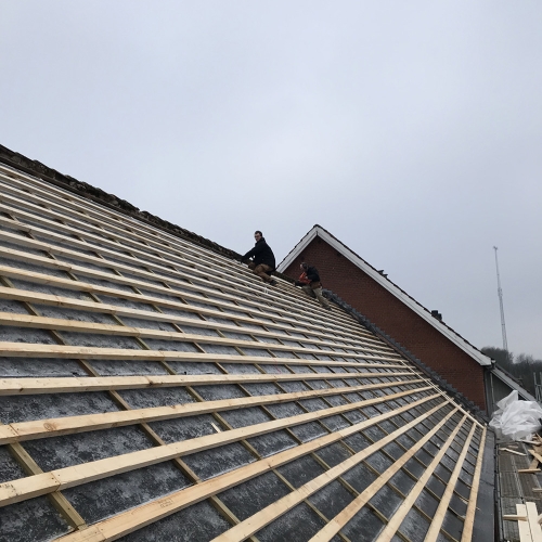 Renovering af tag på Krogsager skole for Fredericia kommune